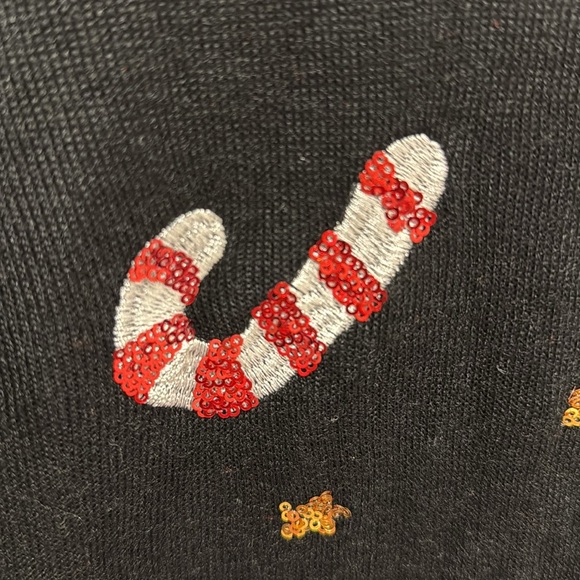 Tipsy Elves Womens NWT Ugly Christmas Cookie Cutter 4 Button Cardigan Sweater - Picture 7 of 7